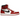 Air Jordan 1 Retro High OG Chicago Lost and Found sneakers sedd från sidan med klassisk röd-vit läderöverdel och svart Nike Swoosh