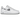 Nike Air Force 1 Low Color of the Month Silver sneakers, sidoprofil med silverfärgad Swoosh, vit läderovandel och klassisk gummisula