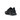 adidas Ultra Boost Leather Black sneakers i vinkelad vy med svart läderöverdel, matchande skosnören och dämpad mellansula