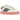 Adidas Sambarose Valentine sneakers i sidoprofil med en tjock platåsula i gummi, ovandel i vitt läder och röd hjärtgrafik på hälen