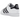 Adidas Superstar White Black sneakers i sidoprofil med vit läderovandel, ikoniska svarta tre ränder och den klassiska snäcktån i gummi.