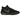 Nike LeBron Witness 8 Black Volt sneakers i sidoprofil med svart ovandel, neongul swoosh-detalje och synlig Air Max-enhet i vit sula