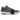 Nike LeBron Witness 8 Cool Grey Black sneakers i profil, med grå ovandel, svarta detaljer och en synlig Max Air-enhet i den dämpande sulan.
