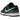 Nike Dunk Low Retro Green Glow sneakers i sidoprofil med gråa och vita läderdetaljer, matchande skosnören och hållbar yttersula.
