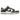 Nike Dunk Low Gorge Green sneakers i sidoprofil med vit läderovandel, gröna överdrag och en klassisk vit mellansula med gummisula.