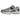 Nike Zoom Vomero 5 Cobblestone Flat Pewter sneakers sedda från sidan med lager av grå mesh och syntetiska överlägg på en vit dämpad mellansula