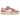 Nike Dunk Low PRM Red Stardust sneakers sidoprofil med ovandel i rosa mocka, vita detaljer och slitstark vit gummisula