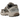 Nike Zoom Vomero 5 College Grey Cave Stone sneakers i vinklad profil med grå mesh-ovandel, lager på lager-detaljer och slitstark yttersula