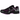 Nike Zoom Vomero 5 Black Vivid Purple sneakers i vinklad profilvy med lila detaljer, svart mesh-ovandel och lager på lager-design
