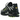 Nike Air Max Plus Utility Black College Grey Volt sneakers i profil med synlig Air-dämpning, svart mesh-ovandel och neon-gula detaljer.