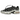 Nike Air Max Plus Toggle Black Silver sneakers i sidoprofil med svart mesh, silverdetaljer, synlig Air-dämpning och funktionellt snörsystem.