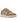 Nike Dunk Low SE Sanddrift sneakers i sidoprofil med ovandel i beige mocka, detaljer i vitt läder, matchande snören och en klassisk gummisula.
