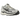 Nike Zoom Vomero 5 Photon Dust Metallic Silver sneakers sedda från sidan med ovandel i mesh, silvriga detaljer och en dämpande sulkonstruktion