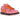 Nike SB Dunk Low The Powerpuff Girls Blossom sneakers i en vinklad vy med rosa ovandel, orangea skosnören och ett broderat Blossom-öga