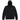 Nike x NOCTA Tech Fleece Hoodie Black tröja i frontvy med dragkedja, justerbar huva och detaljer i svart tekniskt fleecematerial