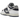 Nike SB Dunk Low HUF New York City sneakers i sidoprofil med vit läderovandel, marinblå detaljer, grafik vid hälen och en ikonisk Swoosh