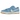 Nike SB Dunk Low Pro University Blue Gum sneakers i sidoprofil med ljusblå ovandel, vit swoosh och en klassisk brun gummisula för en retro look