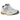 Nike Zoom Vomero 5 White Pure Platinum sneakers från sidan med vit meshovandel, lagrade detaljer och grå detaljer på sulan