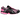 Nike Zoom Vomero 5 Pink Spell Black sneakers sedda från sidan med lager av rosa mesh, svarta detaljer, synlig snörning och dämpande sula.