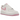 Nike Air Force 1 Low '07 Bubblegum sneakers i klassisk sidoprofil med ovandel i vitt läder och rosa Swoosh-detaljer