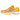 Nike Zoom Vomero 5 Yellow Ochre sneakers i sidoprofil med gul ovandel, nätpaneler, den silvriga Swoosh-logotypen och den bekväma dämpade sulan