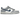 Nike Dunk Low Next Nature Blue Whisper Iridescent sneakers sidoprofil i ljusblå iriserande toner med vit sula, detaljerat läder och klassisk snörning