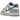 Nike Dunk Low Next Nature Blue Whisper Iridescent sneakers sidoprofil med pastellfärgade skimrande detaljer, vit mellansula och gummisula.