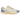 Nike P-6000 Athletic Department Coconut Milk Medium Blue sneakers i sidoprofil med cremefärgad mesh och blå detaljer på ovandelen.