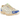 Nike P-6000 Athletic Department Coconut Milk Medium Blue sneakers i sidoprofil med retro-stil, beige mesh och distinkta blå läderdetaljer