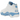 Jordan 9 Retro Low Golf White University Blue sneakers i sidoprofil med vit ovandel, ljusblå detaljer och snören