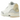 Jordan 3 Retro Craft Ivory sneakers i vinklad profil med elfenbensfärgad ovandel, grå elefantmönstrade detaljer och synlig Air-enhet i hälen.