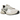Nike V2K Run Summit White Light Orewood Brown sneakers i vinklad profil med krämvit mesh, metalliska detaljer och tjock bekväm mellansula