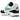 Nike Air Max 1 White Black Stadium Green sneakers i en vinklad profilvy med vit mesh, svarta detaljer och den ikoniska gröna mudguarden.