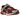 Nike Zoom Vomero 5 Mystic Red sneakers i sidoprofil med röd mesh, överdrag i läder och en distinkt swoosh på mellansulans sida