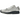 Nike Air Max 1 86 Jacquemus Silver sneakers i en snygg sidoprofil som framhäver den glänsande silverdesignen, de unika skosnörena och den tjocka sulan