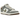 Nike SB Dunk Low Yuto Horigome sneakers i sidoprofil med ljusgrå mockadetaljer, vit bas, signatur-swoosh och en dämpad brun sula