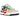 Nike Air Force 3 Low SP Nigo White sneakers i sidovy med vit läderovandel, flerfärgade detaljer och den karaktäristiska tjocka gummisulan