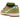Nike SB Dunk Low Escargot sneakers i sidoprofil med beige ovandel, grön swoosh och detaljer i mocka samt en brun gummisula