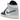 Air Jordan 1 Mid SE Oxidized Green sneakers sidoprofil med vita läderpaneler, gröna detaljer och en klassisk svart swoosh på sidan.