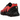 Nike Air Max Dn8 Black Bright Crimson sneakers i sidoprofil med svart ovandel, lysande röda detaljer och en tydlig Air-enhet i sulan.