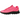 Nike Air Max DN8 Hyper Pink sneakers sedd från sidan med markant rosa ovandel, mönstrad textur, detaljerad snörning och svart mellansula.