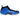 Nike Air Foamposite One International Blue sneakers i vinklad vy med blå Foamposite-överdel, svarta detaljer och genomskinlig sula