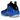 Nike Air Foamposite One International Blue sneakers i vinklad vy med blå Foamposite-överdel, svarta detaljer och genomskinlig yttersula