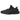 Adidas Yeezy Boost 350 V2 Static Black (Reflective) sneakers i vinklad profil med svart reflekterande vävd Primeknit-ovandel och halvgenomskinlig sula