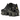 Nike Shox TL Black Iron Grey sneakers i sidoprofil med det distinkta Shox-dämpningssystemet i mellansulan och mörk ovandel