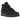 Air Jordan 4 Retro Black Cat (2025) sneakers i profil med helt svart nubuck-ovandel, synlig Air-enhet i sulan och matchande svarta skosnören