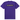 Supreme 4 Life Tee Purple sneakers sedd framifrån med en grafisk vit Supreme 4 Life-text tryckt över bröstet på en lila bomulls-t-shirt.