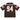 Supreme Sequin Football Jersey Brown sneakers frontvy av brun tröja med lång ärm, broderade logotyper och glittrande sequin-detaljer