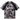 Supreme Pounds Soccer Jersey Black sneakers sedd framifrån med svart bas, vita detaljer, grafiskt tryck och rundad halsringning
