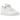 Adidas Forum Low Triple White sneakers i en stilren sidoprofil med klassisk snörning, vit läderovandel och det ikoniska Adidas Trefoil-logotypen.
